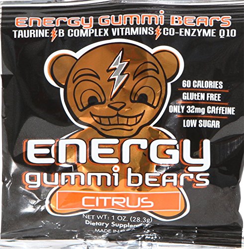 Energy Gummi Bears by Loud Truck Citrus Blast Box, 1 oz (24 Count )