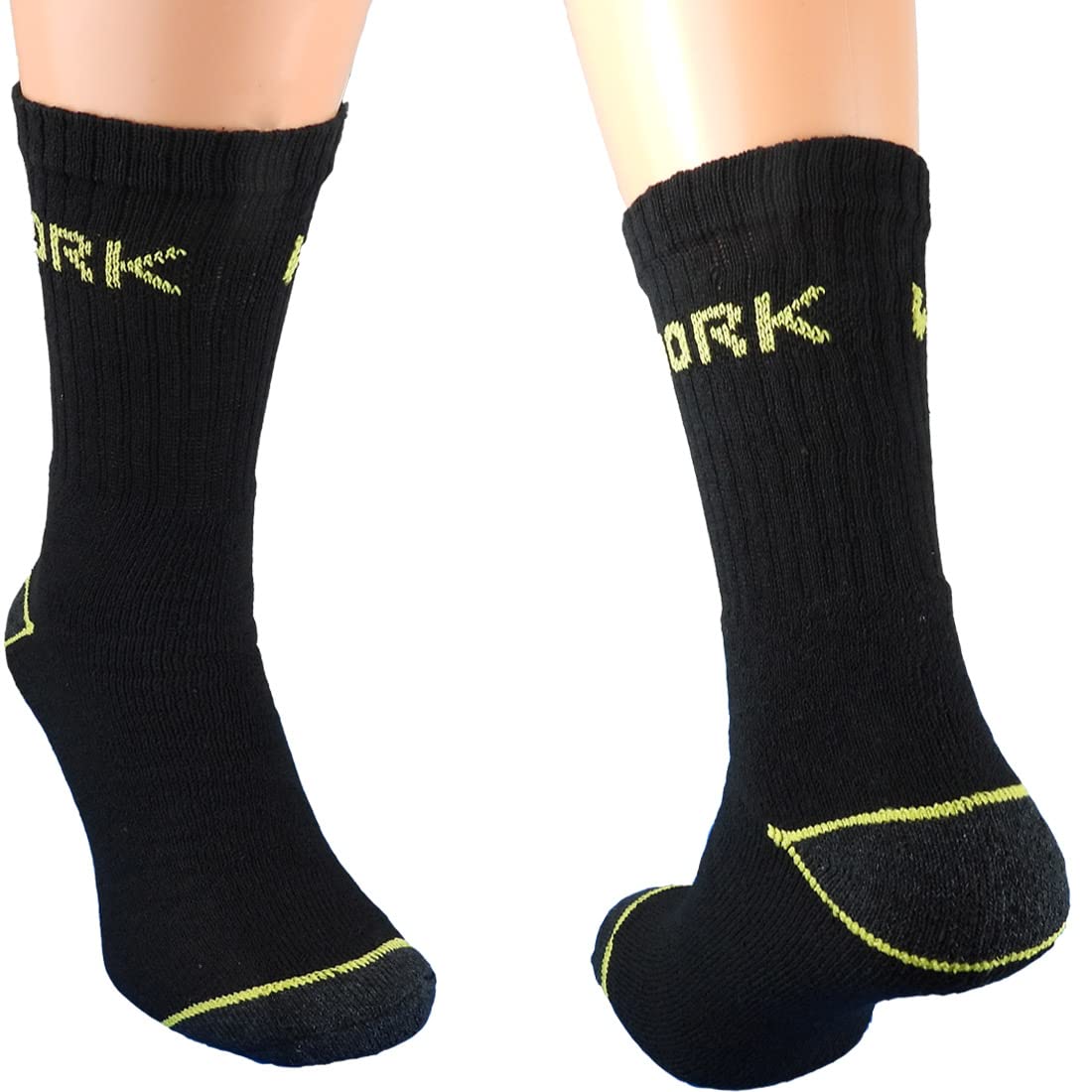 5 | 10 | 20 pares de calcetines de trabajo para hombre 43-46/39-42 de algodón para hombre, calcetines de trabajo, cálidos, estables y resistentes