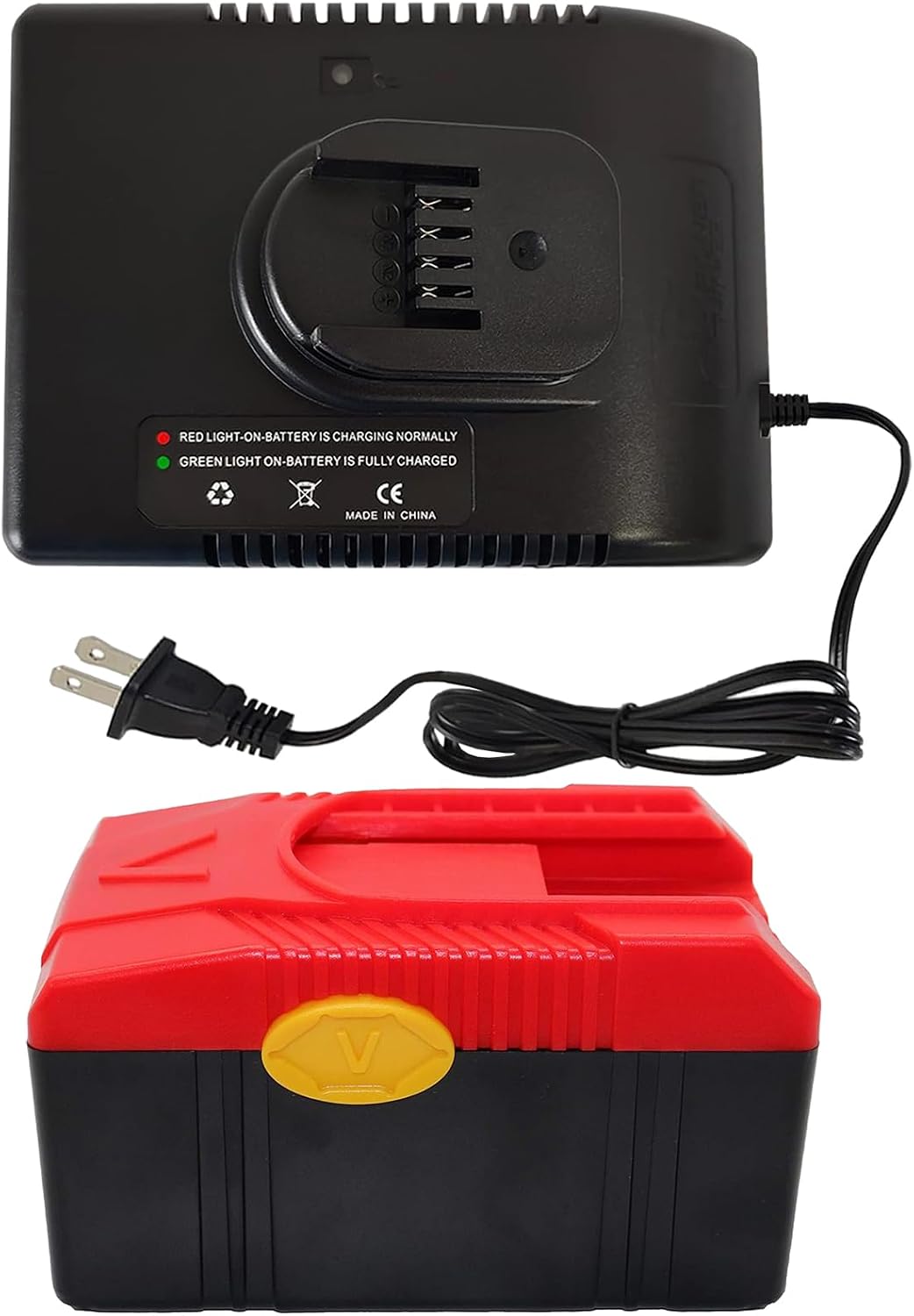 2pcs CTB6187 CTB6185 CTB4187 CTB4185 Li-ion Battery 18V 4.0Ah, Replace for Snap on 18V CT6850 CT6855 Impact Wrench, CDR6850 CDR6855 Drills, CT4850HO 1/2" 18 Volt Impact Wrench, CTC620 Charger