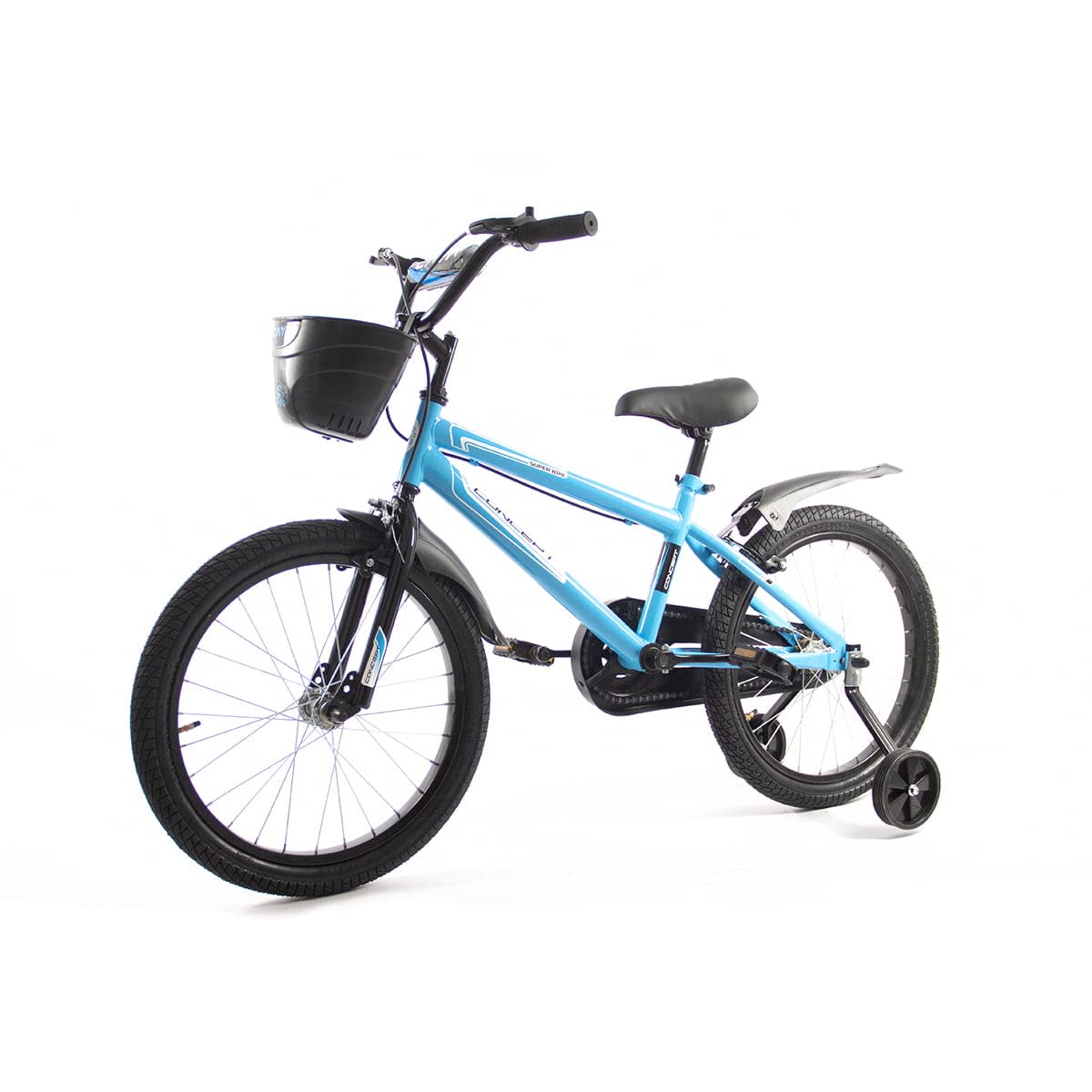 Concept Cycle for Kids | Ideal Rider Height:4 to 4.5ft | 85% Assembled Cycle | 20" inch Kids Bike for Boys & Girls with Training Wheels | Cycle with Basket & Sipper (Cool Sky Blue) (B0B2JQGYWX) Amazon Price History, Amazon Price Tracker