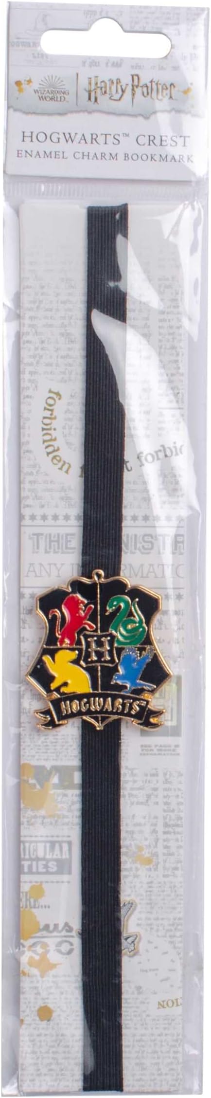 Hogwarts Crest Enamel Charm Bookmark