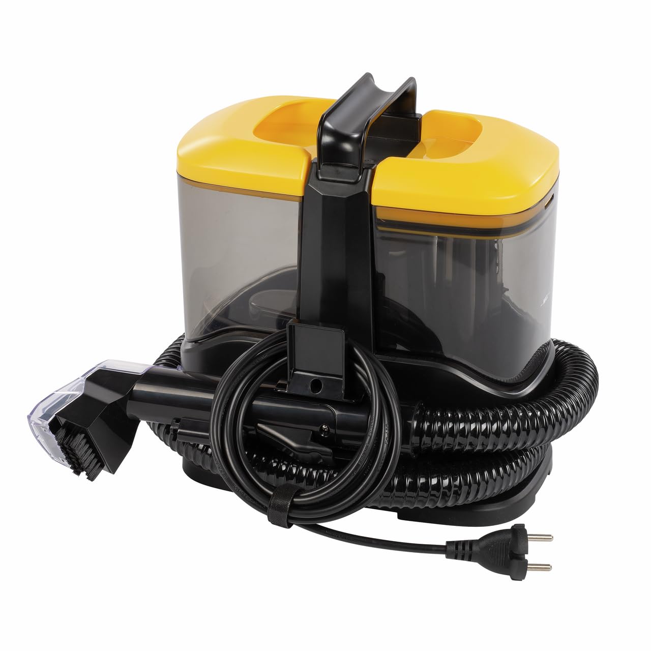 Powerplus Quitamanchas POWX3275-450 W, agua limpia de 1 L y agua sucia de 0.5 L