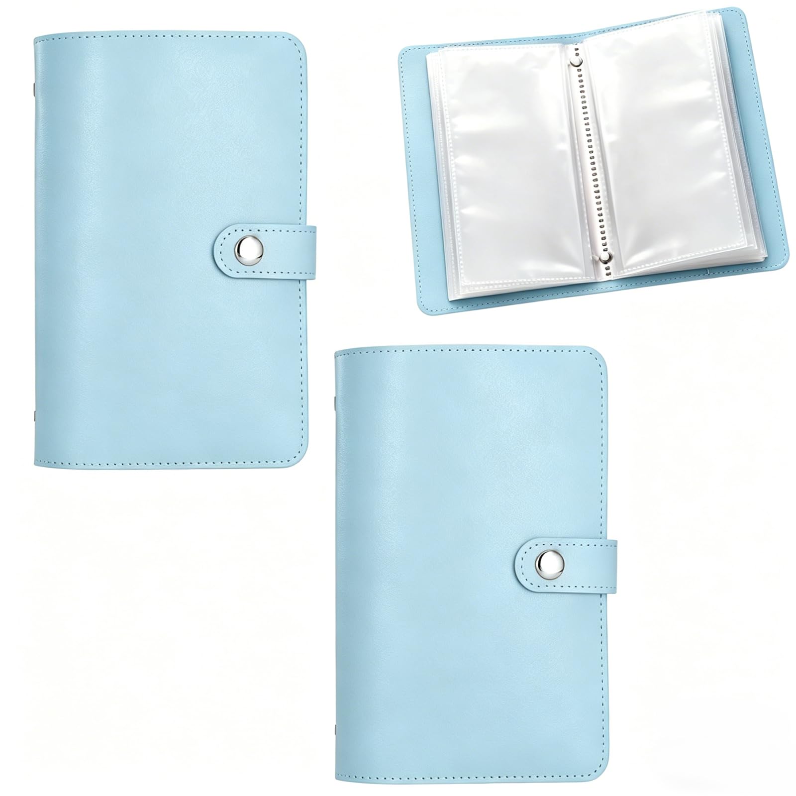 2Pcs 100 Envelopes Money Saving Wallet, 50 Pages Saving Challenge Book with Both Sides Can Be Used, Cash Budget Binder for Saving, Saving Challenge Gift for Family and Couple