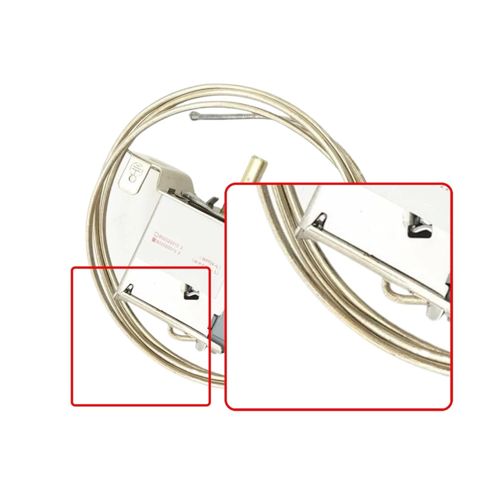 Termostato De Descongelación for Refrigerador, Compatible Con Sol, Interruptor De Termostato for Refrigeradores, Calentador De Descongelación De Refrigerador WPF22 De 2 Pines Para