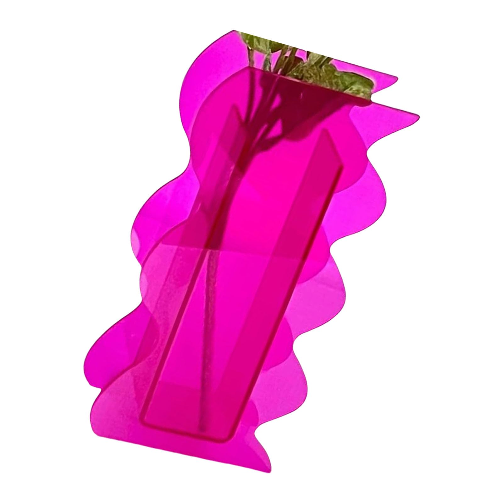 Lerpwige Creative Geometric Hydroponic Vases Shatters Resistant Acrylic Flower Container Home Accent Suitable For Centerpieces Hydroponic Planter Acrylic