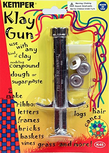 Lista de Extrusores para arcilla - solo los mejores. 46 Kemper K45 Clay Extruder Gun with 19 Shape Discs! by Kemper