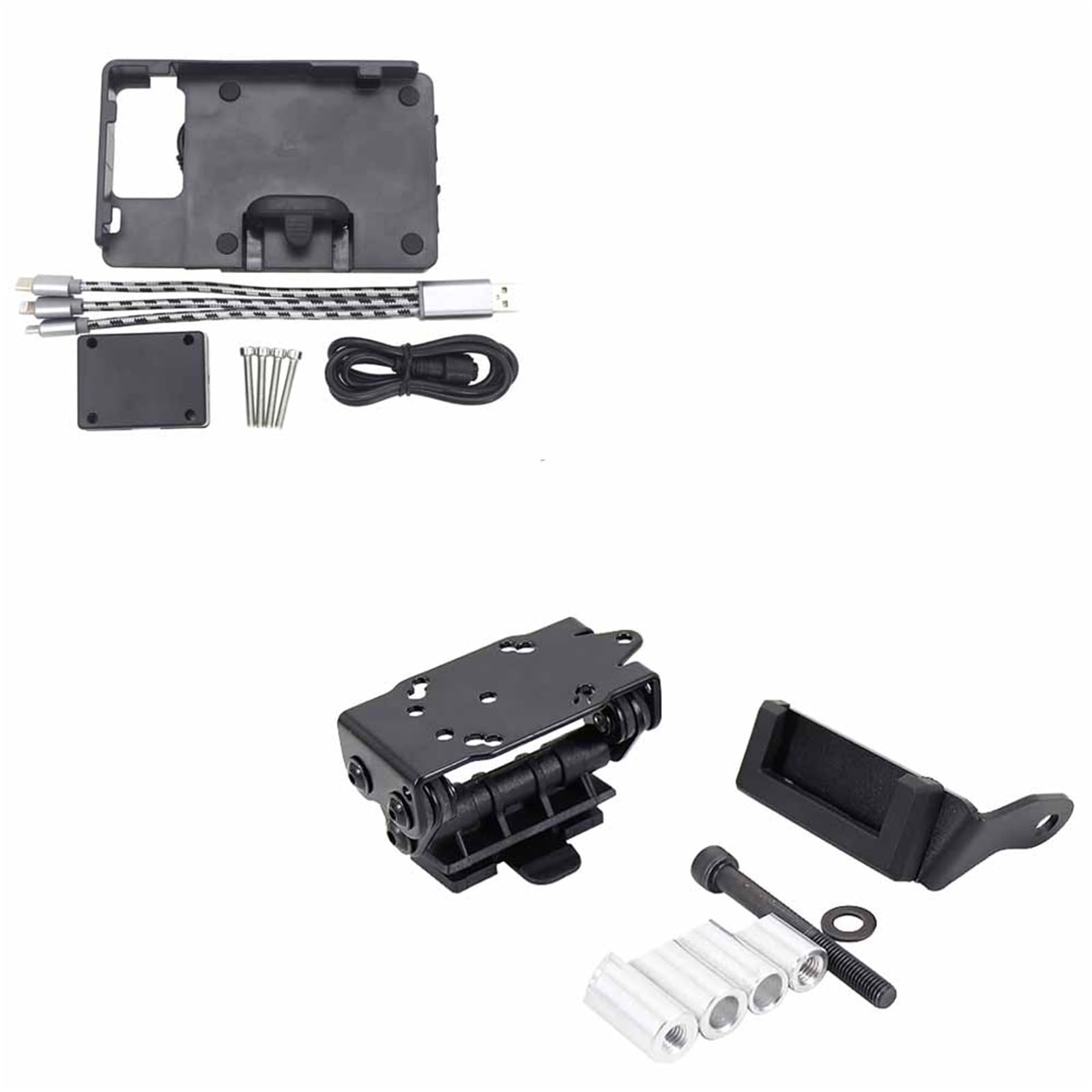 Support De Téléphone avec Système Navigation Et Chargeur USB pour Moto pour BMW F800S, K1200R, Sport K1300R
