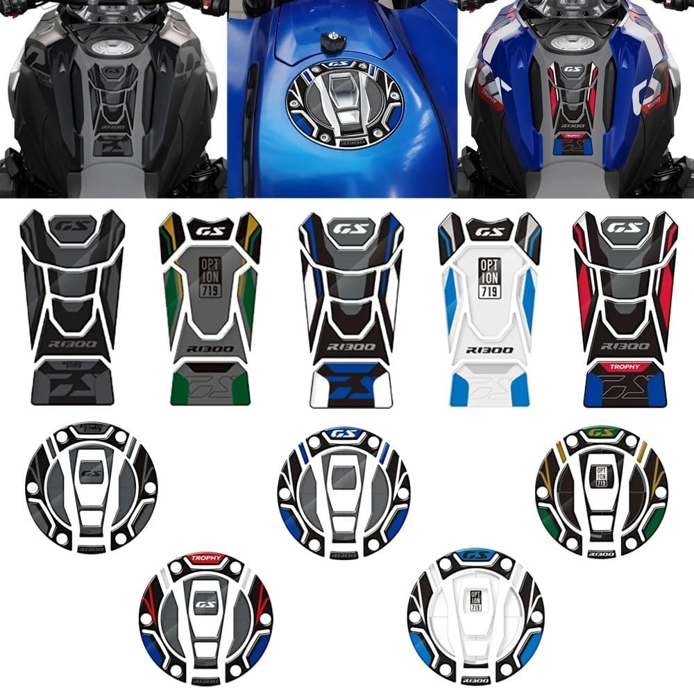 Motorcycle Tank Pad for R1300GS ADV 2023 2024 2025 Motorcycle Tank Pad Protection Sticker Fuel Tank Pad Protective Decals