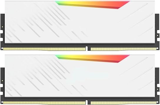 Compatible for KINGBANK SOARBLADE KRRW Series 32GB 16GBx2 CL30 DDR5 White RGB Memory Kit 6000MHz Hynix M Die Gaming Overclocking