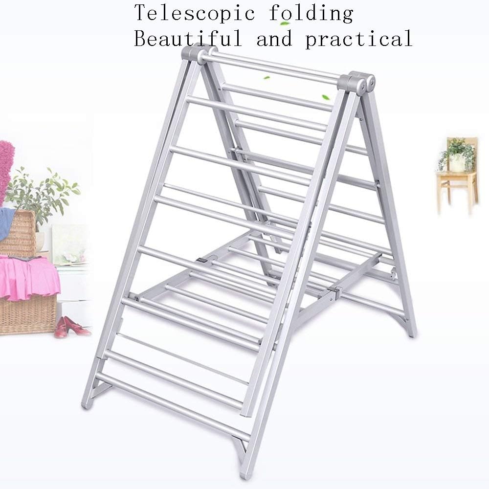 Clothes Hanger- Foldable Drying Laundry Rack (Size : 185 * 97 59CM)