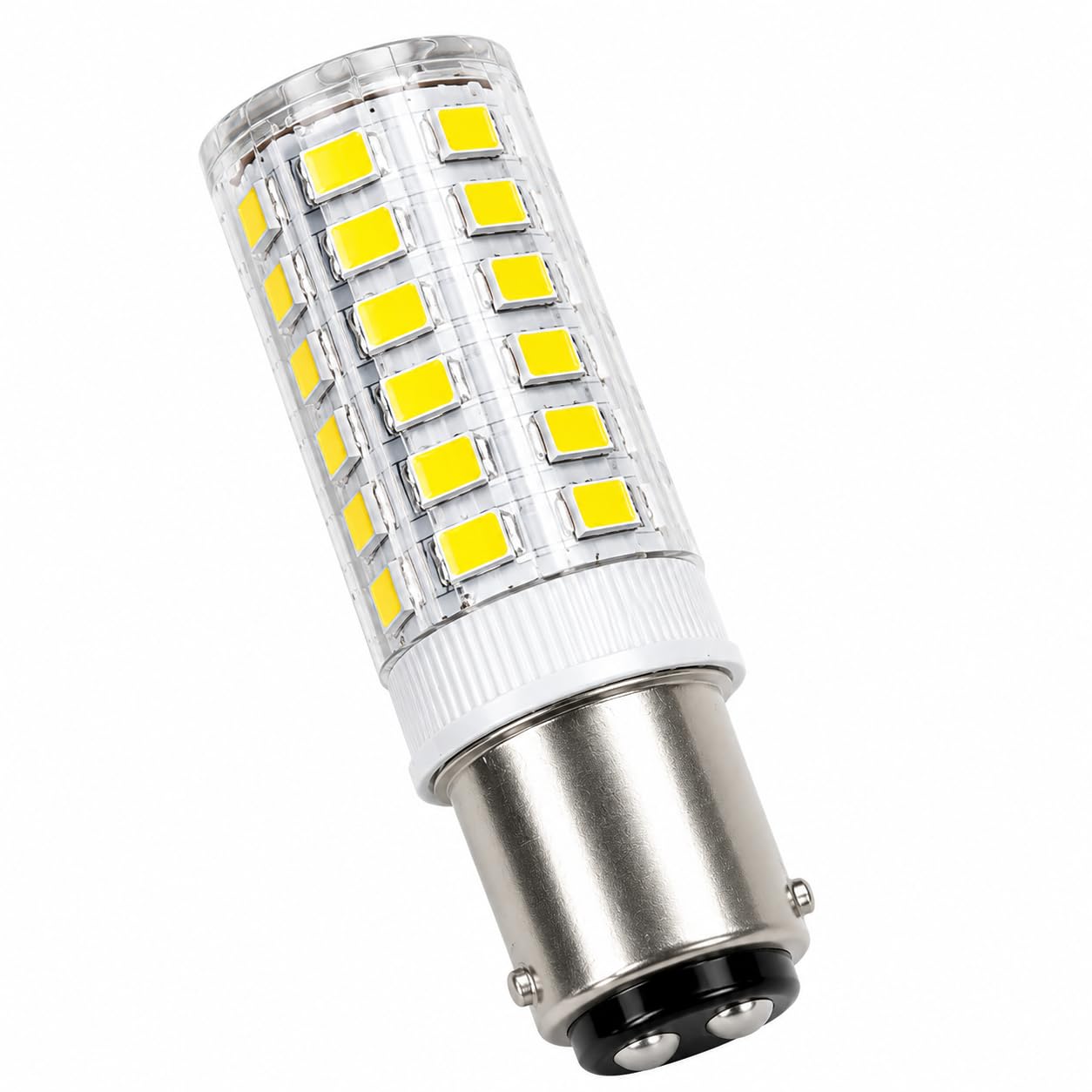 zenith pin 33 led sewing machine bulb for usha janome sewing machines | ba15d double contact pin type base | 2.8w bright white led lamp | energy saving replacement light | (1)