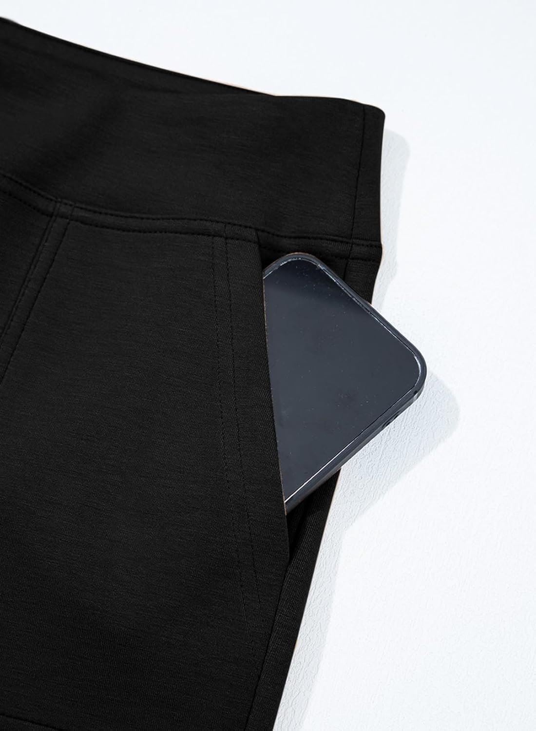 blibean Tween Girls Bell Bottom Pants School Uniform Stretchy Leggings Size 6-15 Years - Image 7