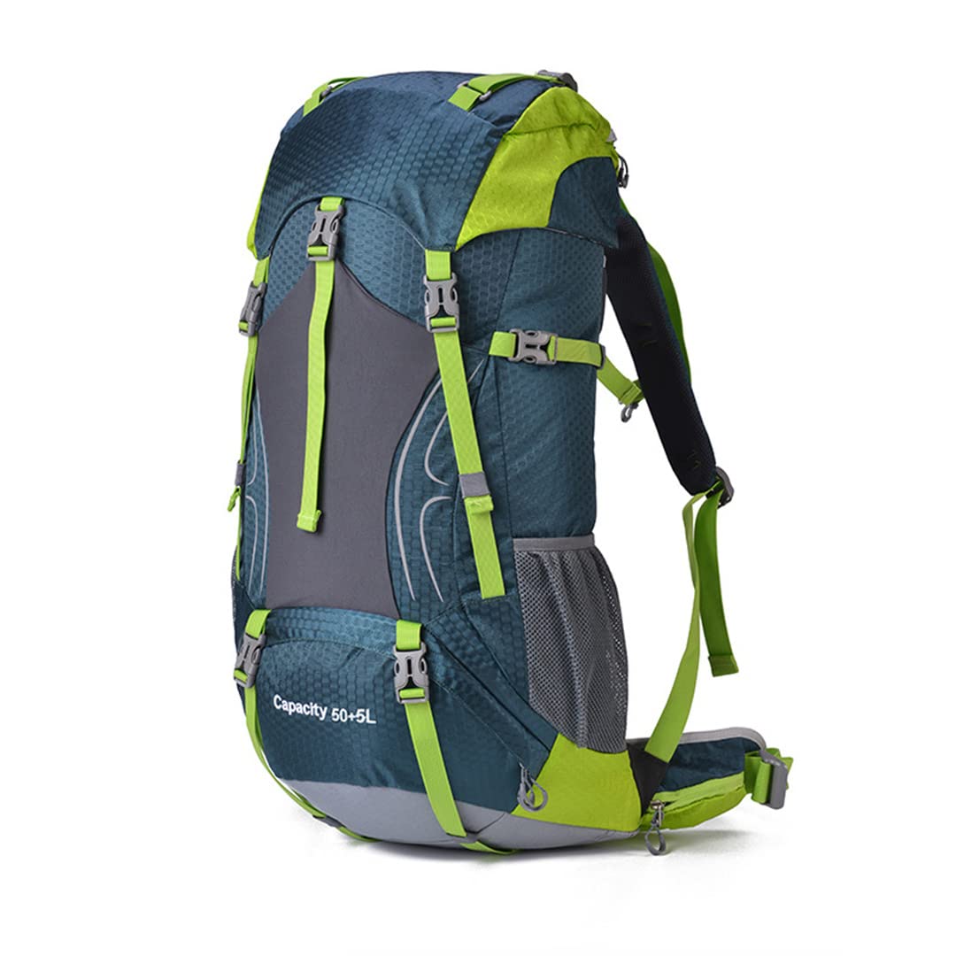Hcclijo 55L impermeable de gran capacidad montañismo deportes al aire libre senderismo mochila al aire libre montañismo