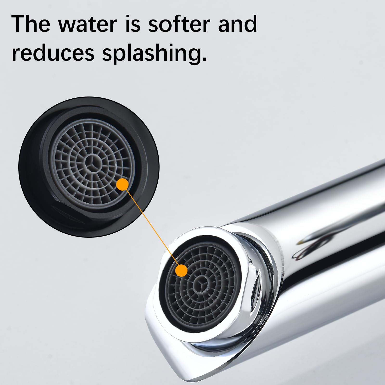 Grifo automático sin contacto con sensor de movimiento comercial, grifo de baño con placa de cubierta, grifos de tocador de cascada manos libres, grifo de agua para baño con caja de control y