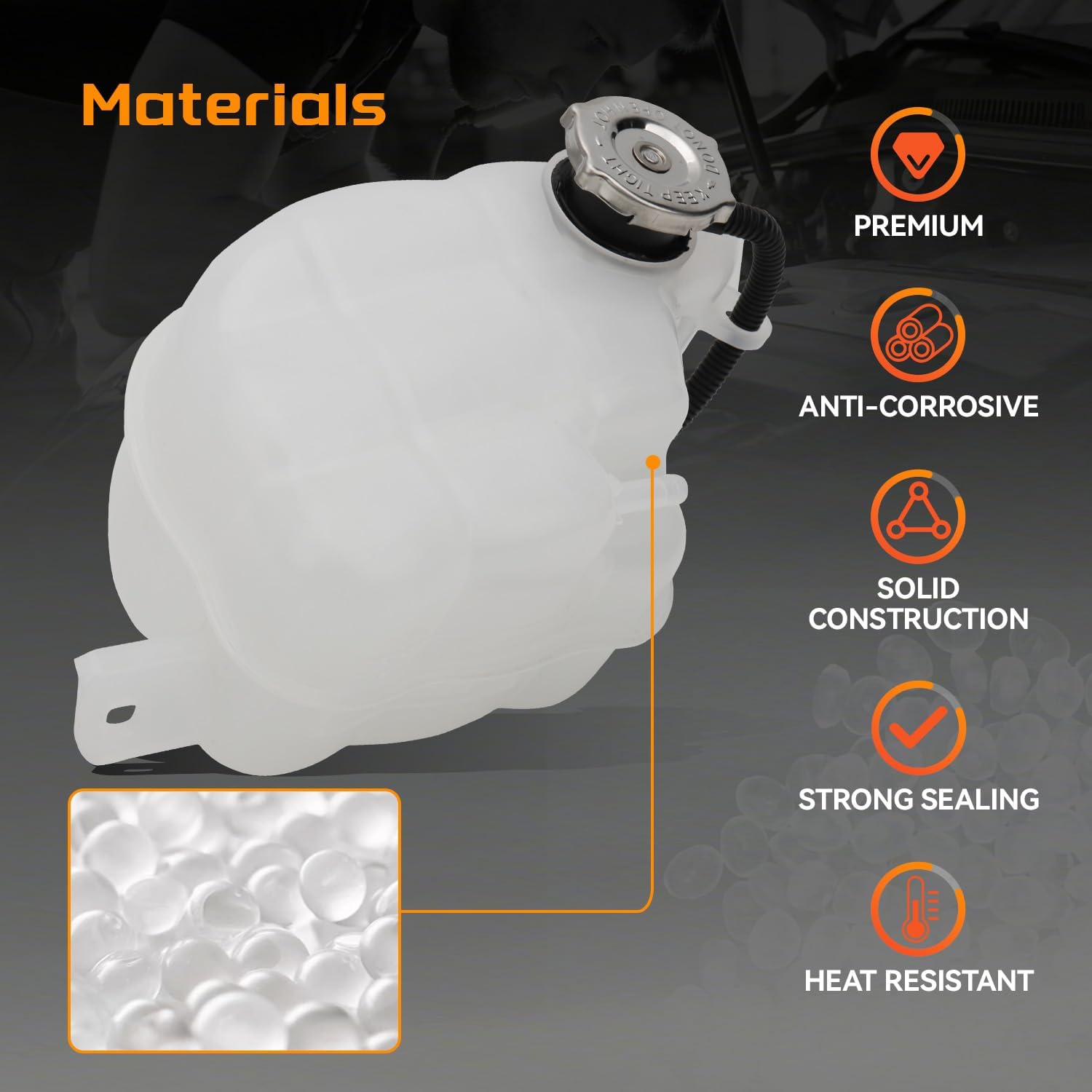 Engine Coolant Reservoir Overflow Recovery Tank for Dodge Journey 3.5L 3.6L 2009-2019