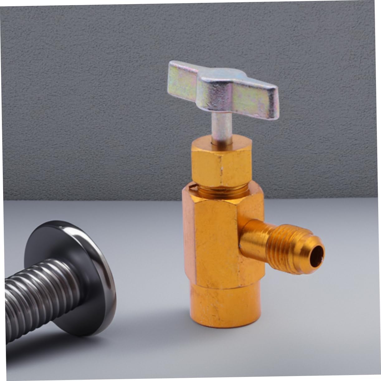 GLEAVI 2pcs Self-Sealing Can Tap Valve Dispenser Tool Bottle Opener Can Tap Valve Charging Tool with 1/2 Threaded Valve