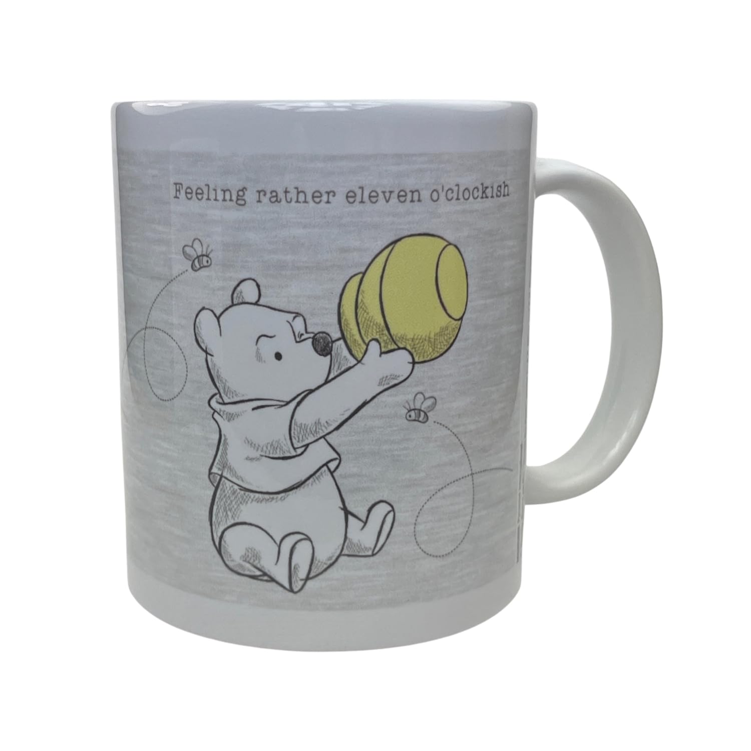 Winnie the Pooh (Eleven O'Clockish) 11oz/315ml White Mug