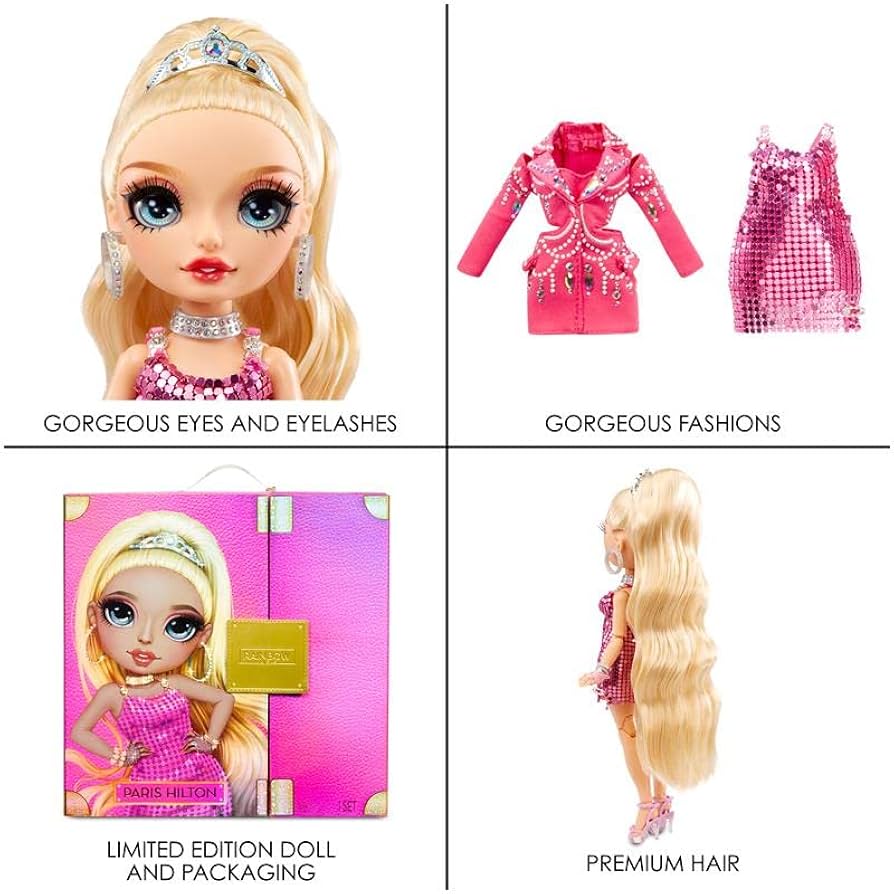 レインボーハイRainbow highプレミアムエディション　パリス・ヒル Amazon.com: Rainbow High Premium Edition- Paris Hilton