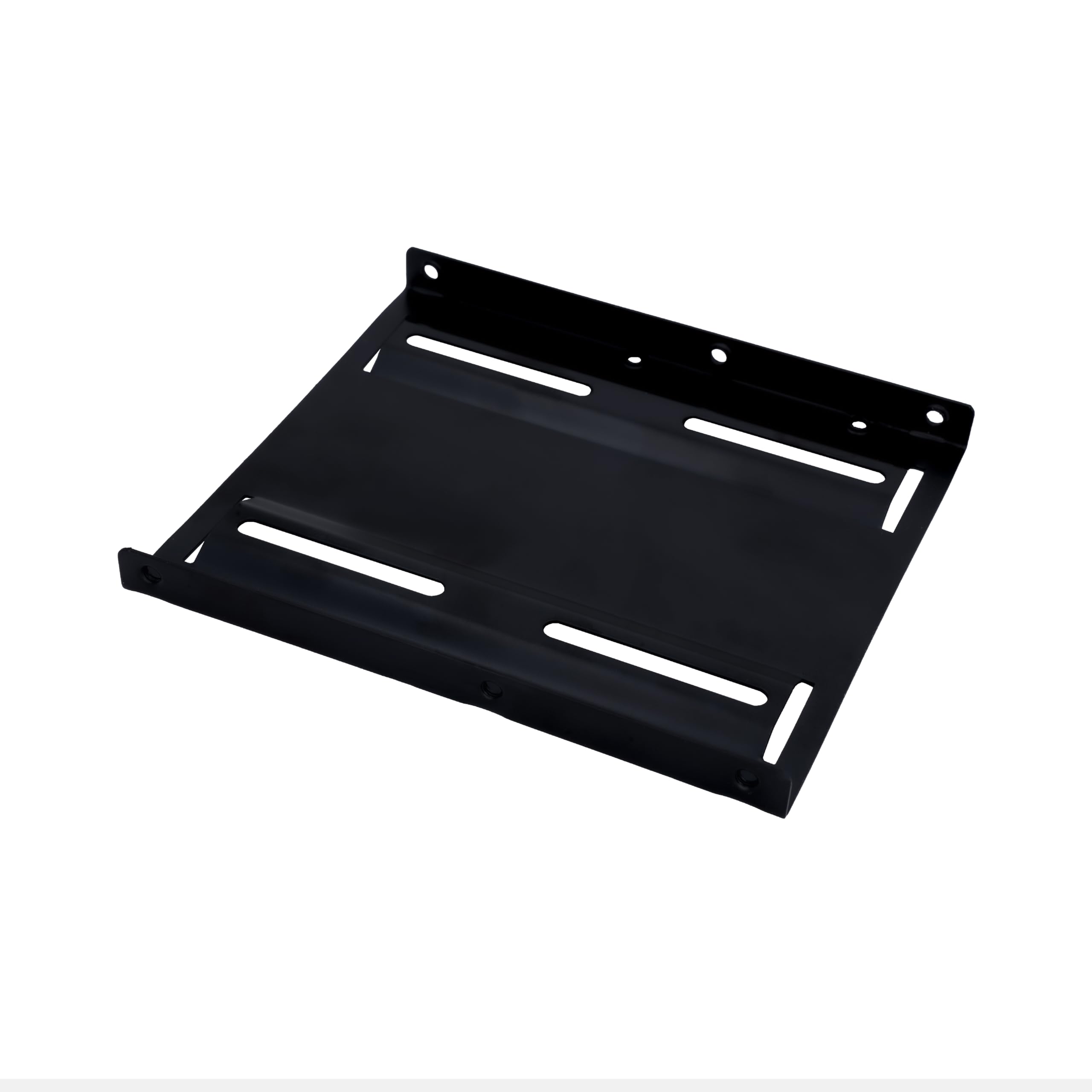 BIGtec Adattatore per dischi rigidi SSD HDD telaio da incasso 2,5" a 3,5" telaio intercambiabile per PC, supporto per computer, binari di montaggio in metallo nero