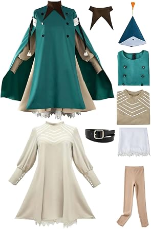 Witch Coco Cosplay Witch Hat Atelier Costume Wizard Coco Coat Dress Hat Collar Adult Women Halloween Outfits