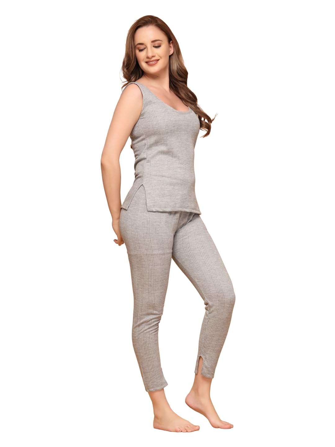 uzarus Winter Embrace Women’s Premium Sleeveless Thermal Set – Lightweight Warmth, Effortless Comfort-picture-14
