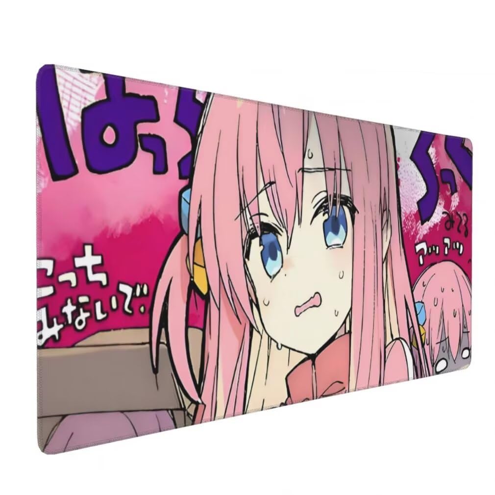 Tappetino Mouse Rosa, Mouse Pad XXL 1000 x 500 x 3 mm, Anime Tappetino Gaming Grande Sottomano Scrivania, Impermeabile Mousepad Lavabile con Base in Gomma Antiscivolo per Computer, PC, Laptop -MP1601