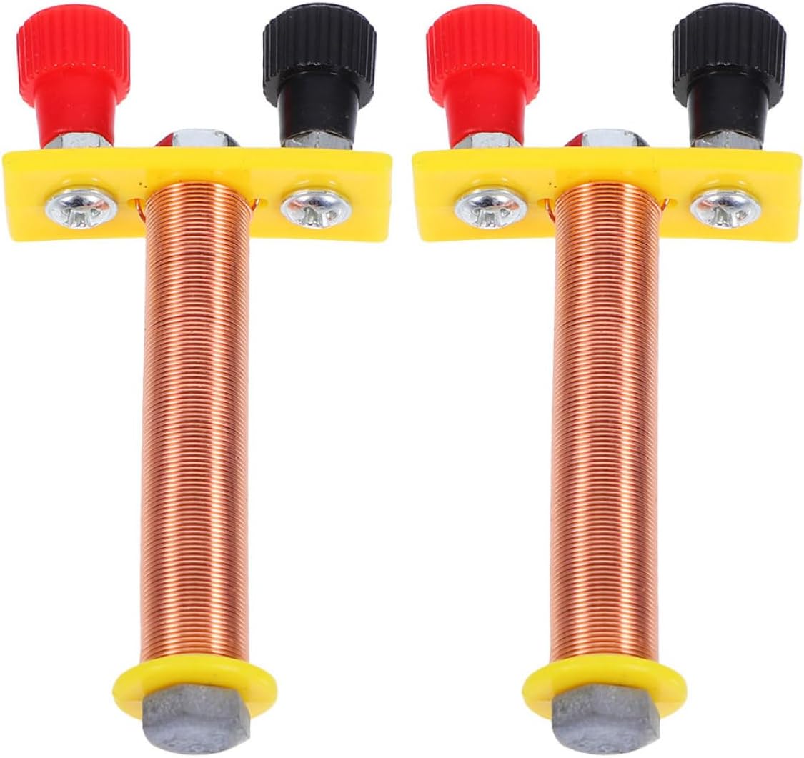 2pcs Solenoid Electromagnet T-Shaped Coil Physics Experiment Kit for Students Physics Toys Adults Teaching Tool Educational Equipment