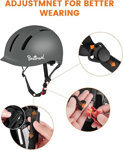 Miniatura 6 de Skateboard Helmet, Adjustment Bike Helmets, Multi-Sport Bicycle Skateboard Skating Longboard Commuter Helmet for Men Women