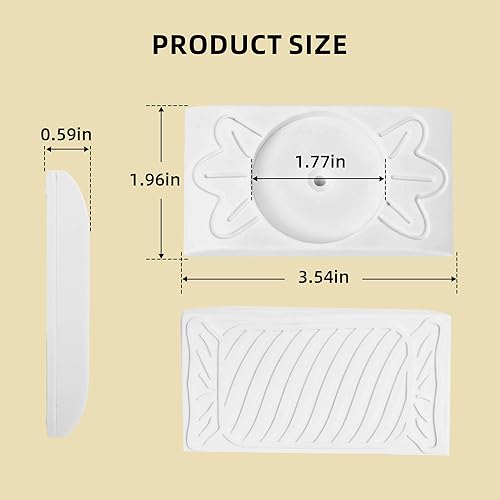 Miniatura 2 de Paquete de 4 protectores de pared para puerta de bebé, protege las paredes de las escaleras, puerta de seguridad montada a presión para puertas,