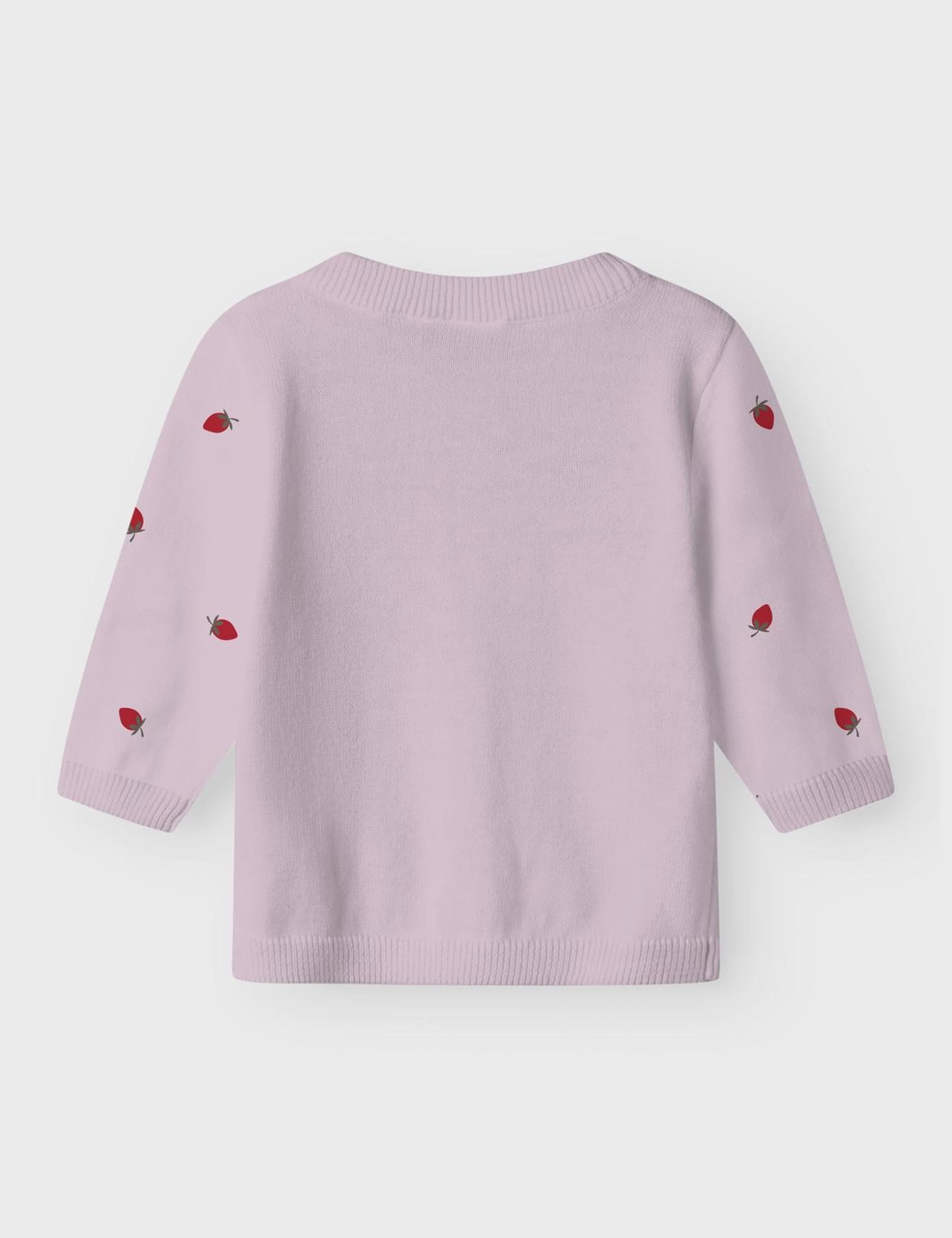 NAME IT Dziewczęcy kardigan haftowany, Light Lilac, 68