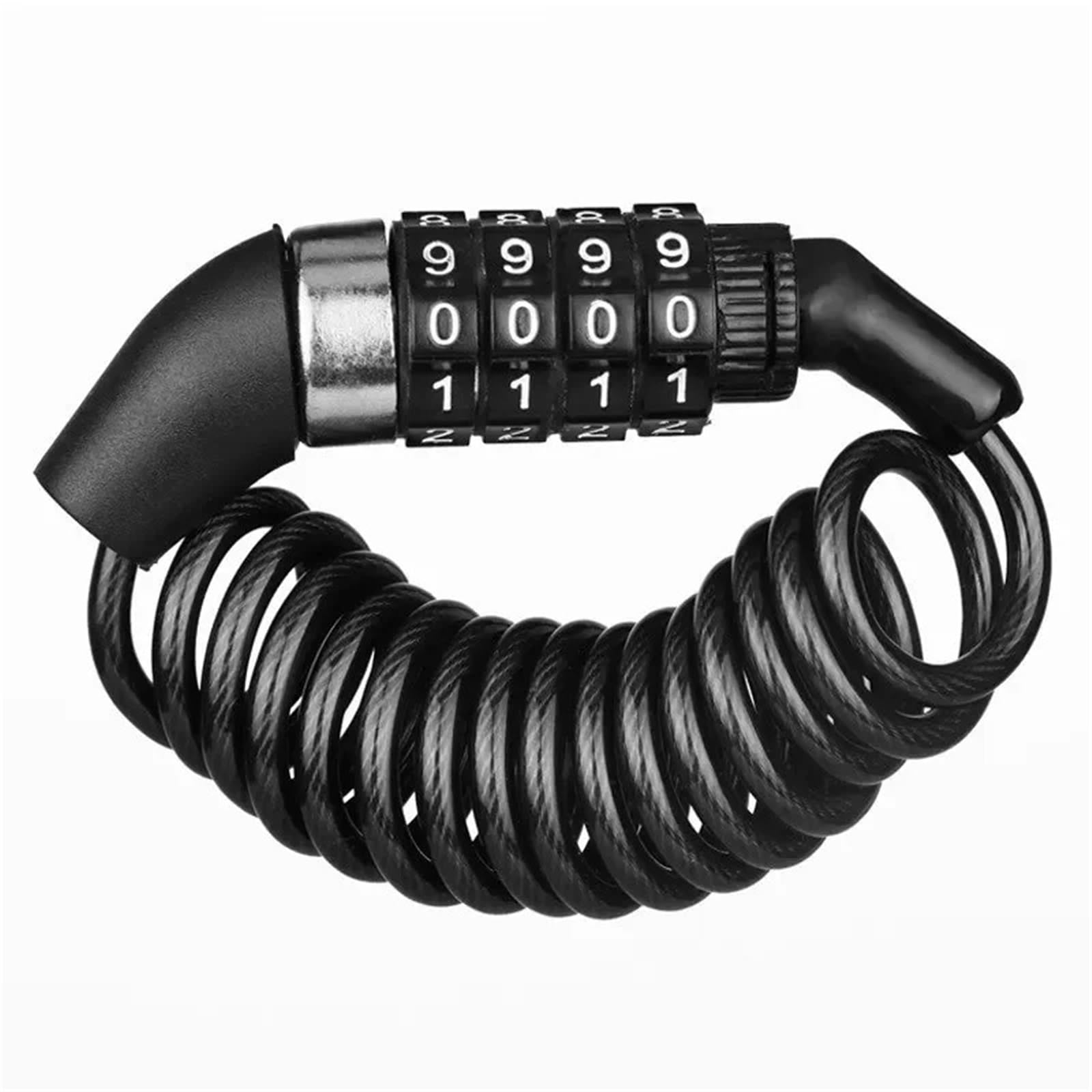 Chain Lock Mountain Bike Frame Lock Bicycle Combination Durable Wire Portable Helmet Accessories Motorbike Lock