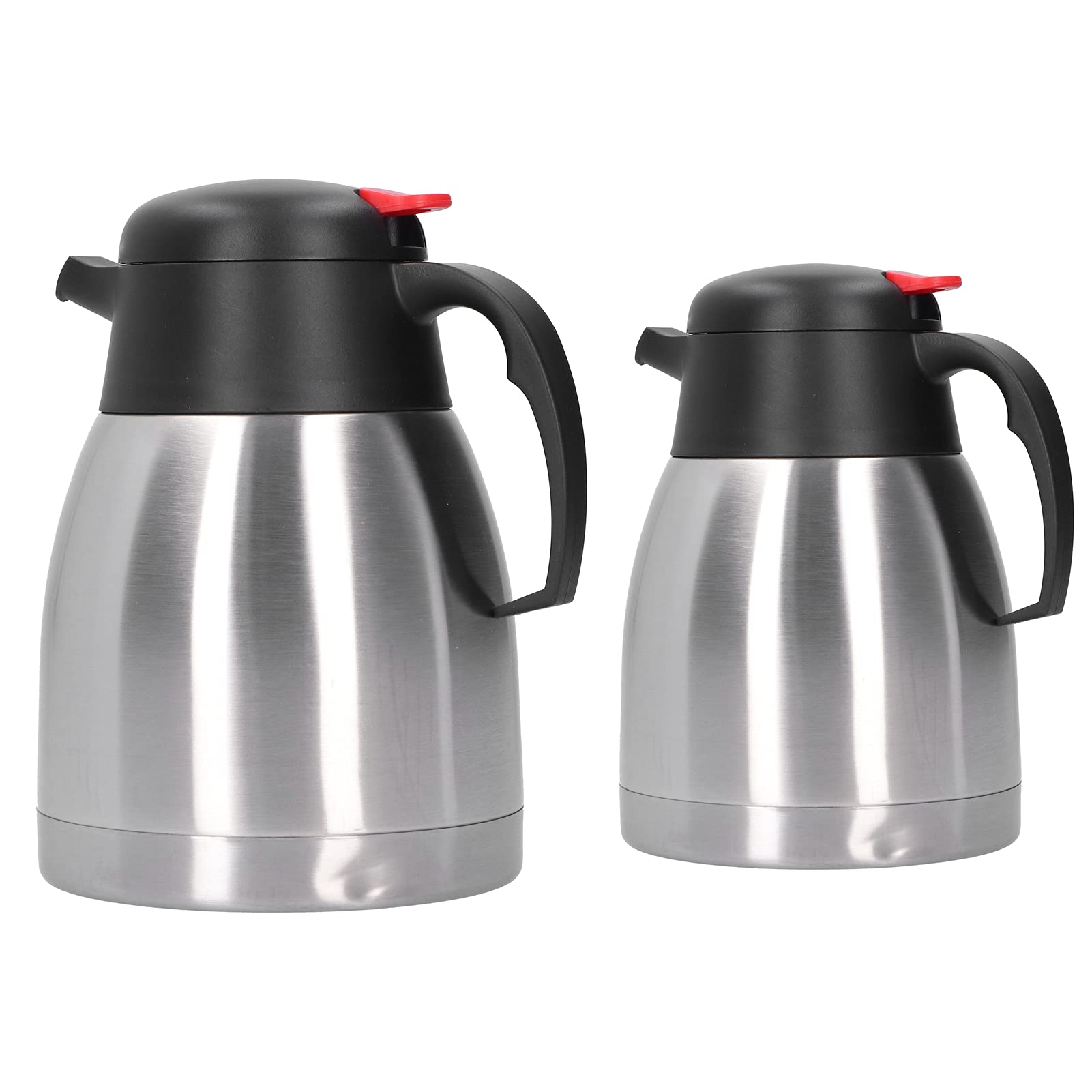 Große Kapazität Thermokanne 304 Edelstahl Vakuumisolierung Wasserkocher Vakuumkanne Edelstahl Tragbare Haushaltswärmeisolierung(1.5L) Geschenk zum Valentinstag