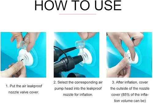 Miniatura 7 de YEmirth Piscina inflable, piscina inflable para la familia, piscina inflable, 118 x 69 x 22 pulgadas, piscina inflable de tamaño completo, adultos,