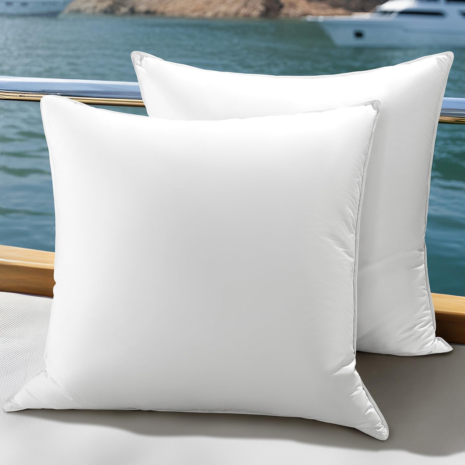 DEITAS Queen Size Kissen, reaktionsfähiges Memory-Schaum-Kissen mit atmungsaktivem Bezug - FT1124