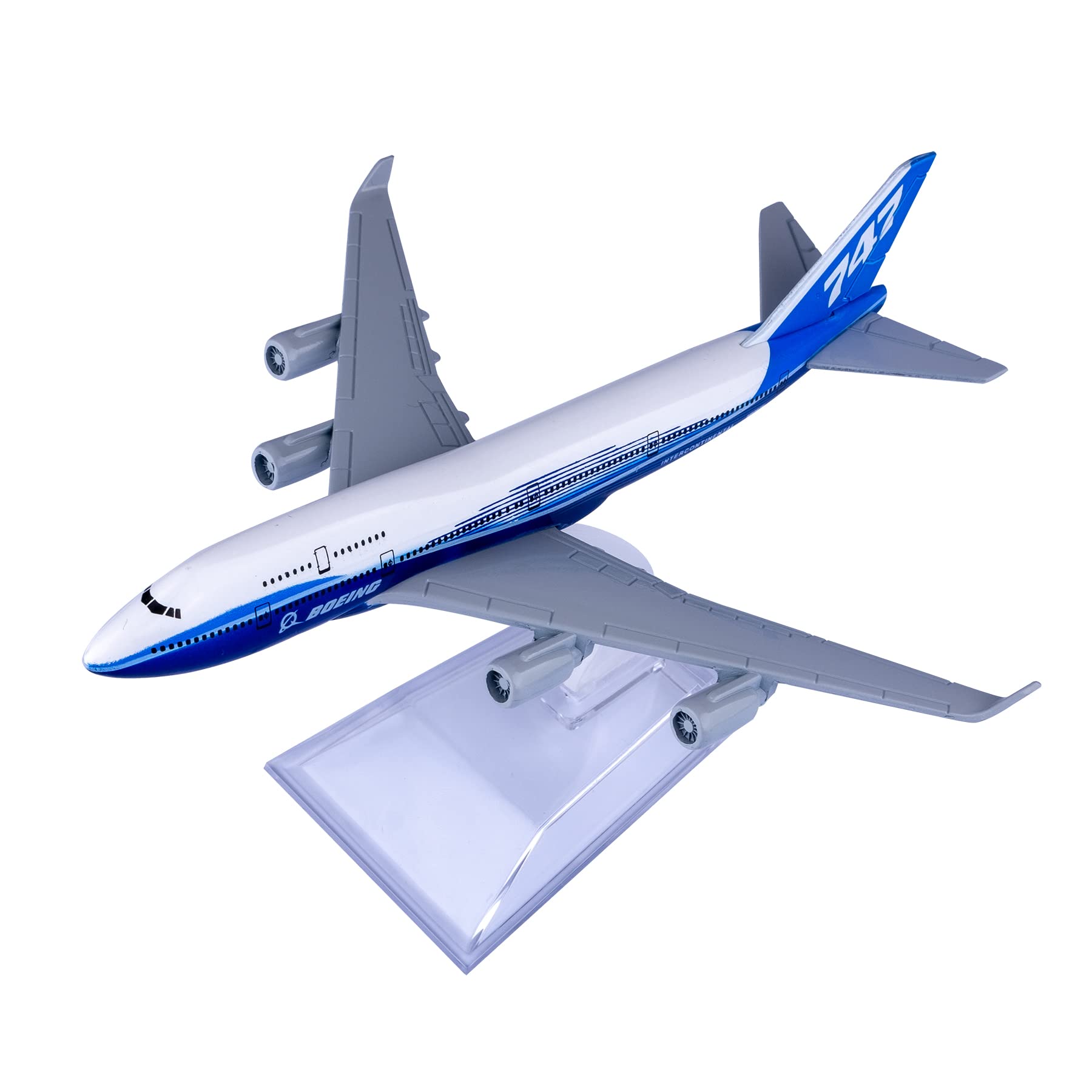 Amazon | Bswath ダイキャスト飛行機 1:400スケールモデル 飛行機 B747