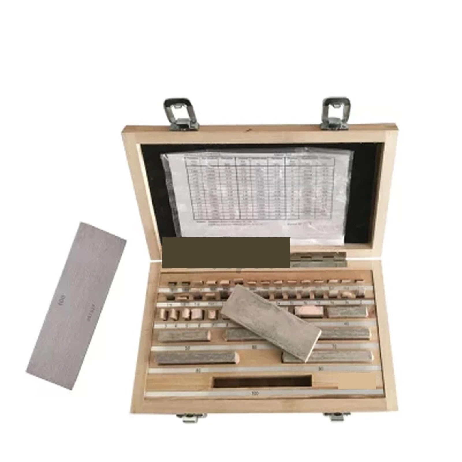 Juego de 32 piezas calibres bloque alta precisión 1,005 a 50 mm (grados y 0). Incluye herramientas medición,Alta Precisión | 1 grade