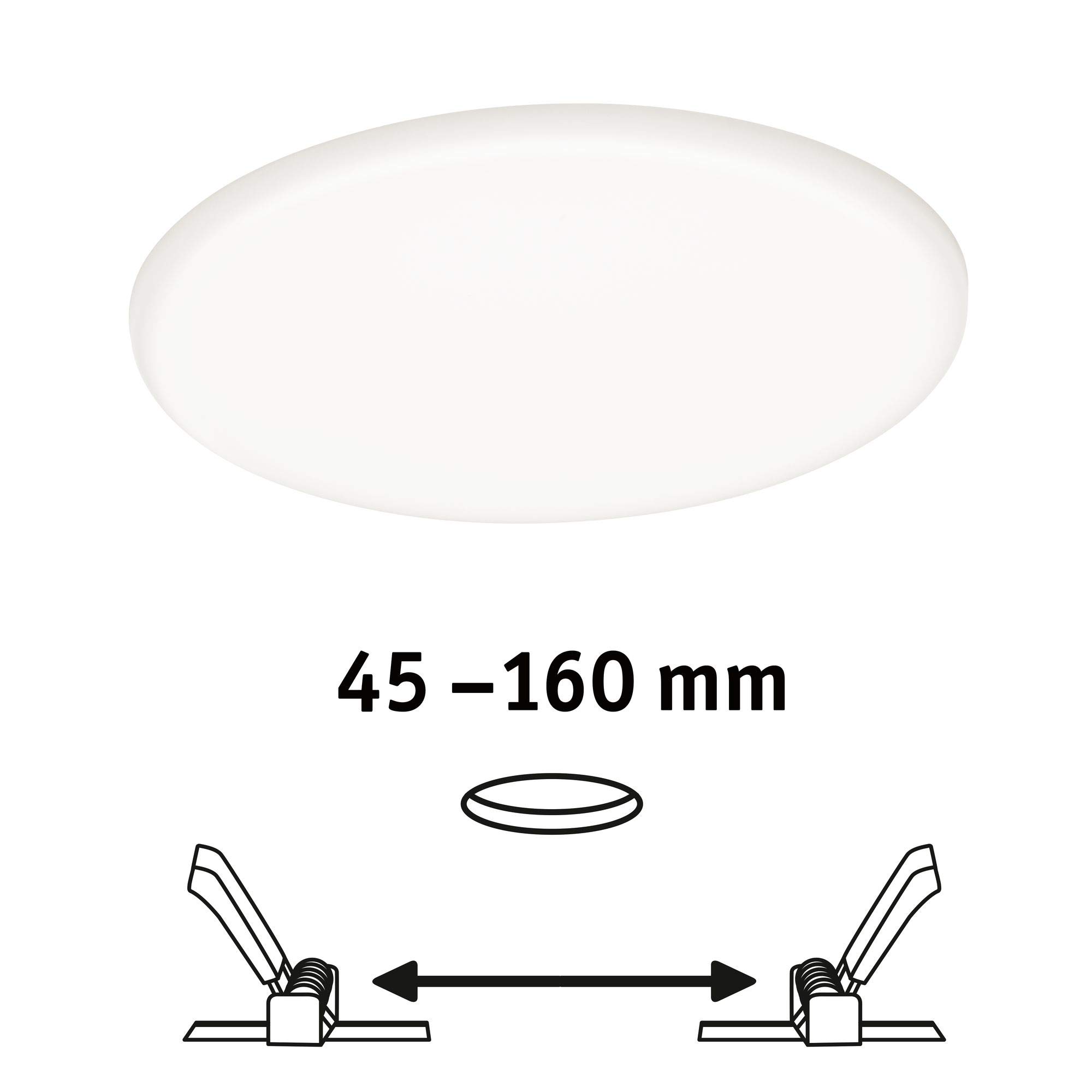 Paulmann EB Panel Veluna VariFit IP44 17,5W 4000K