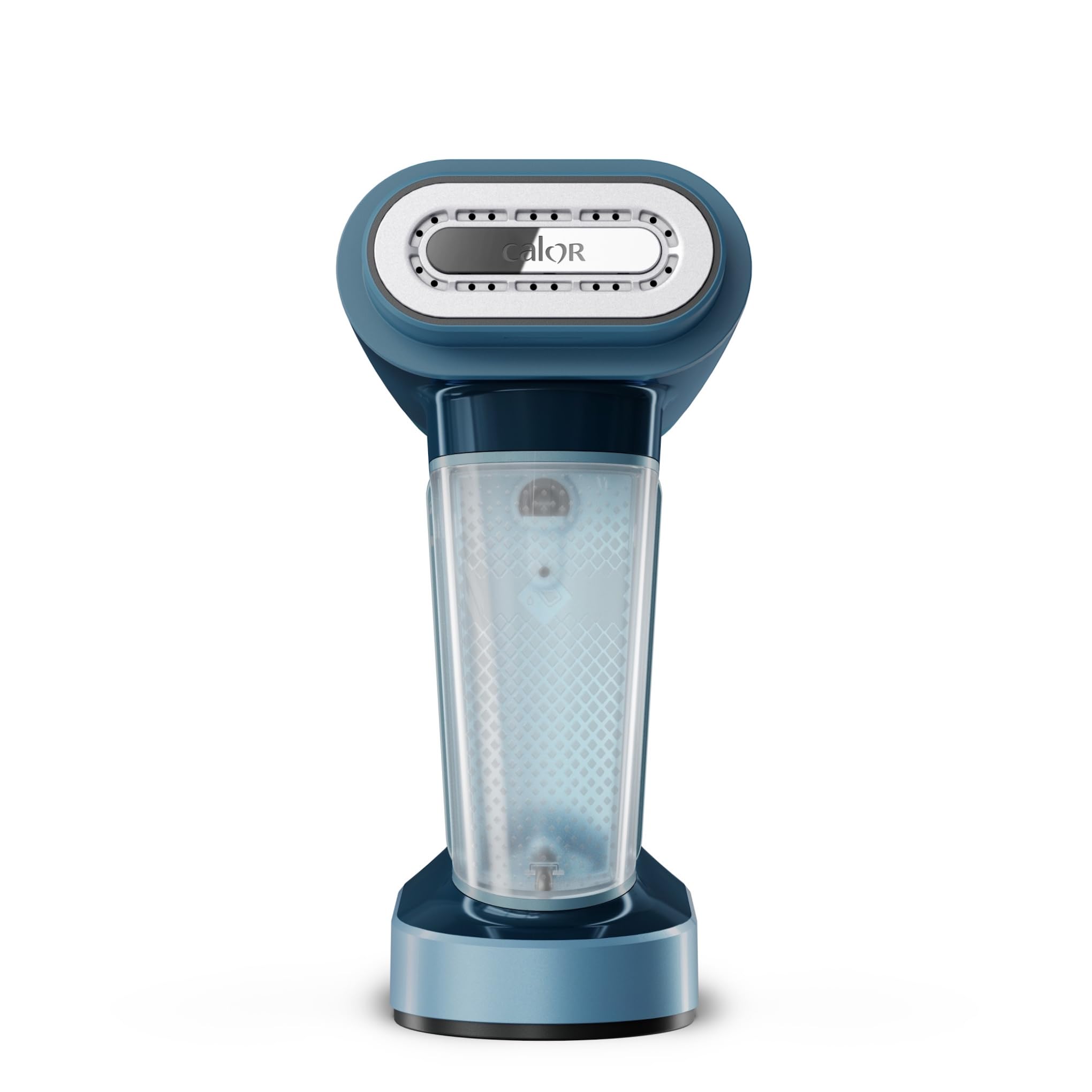 Calor Pure Force 3en1, Défroisseur à main et fer à repasser, Utilisation verticale/horizontale, Nettoie, 1800W, 35g/min, Prêt en 25s, DT8755C0, Bleu Métallisé