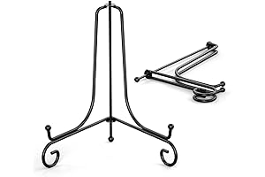 TR-LIFE 4-Inch Plate Stands for Display with Metal Easel Stand