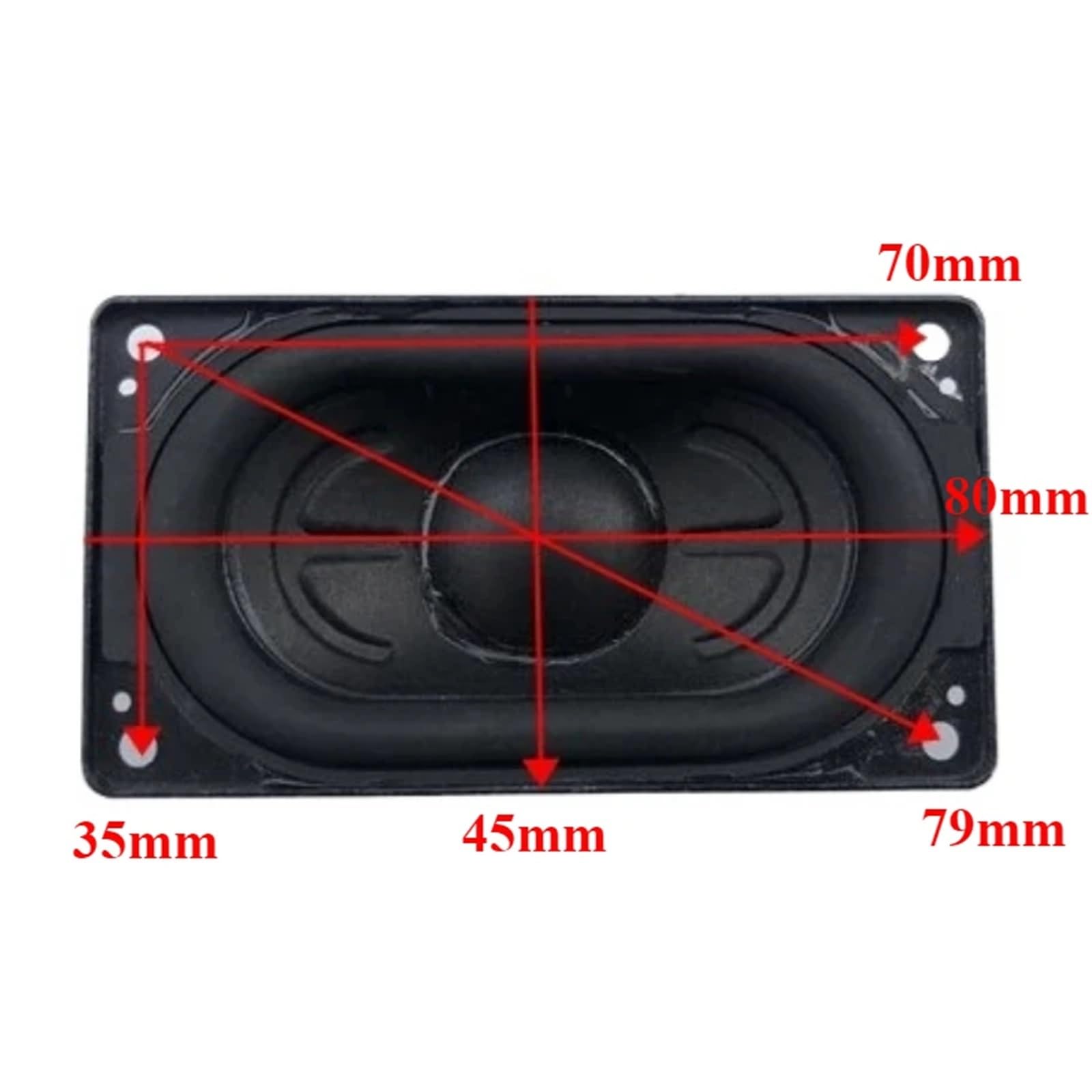 for SOTAMIA 1Pcs 4580 Vollständige Palette Mid-subwoofer Lautsprecher 4480 4 Ohm 20W Sound Musik Lautsprecher DIY Lautsprecher for jbl FLIP 6