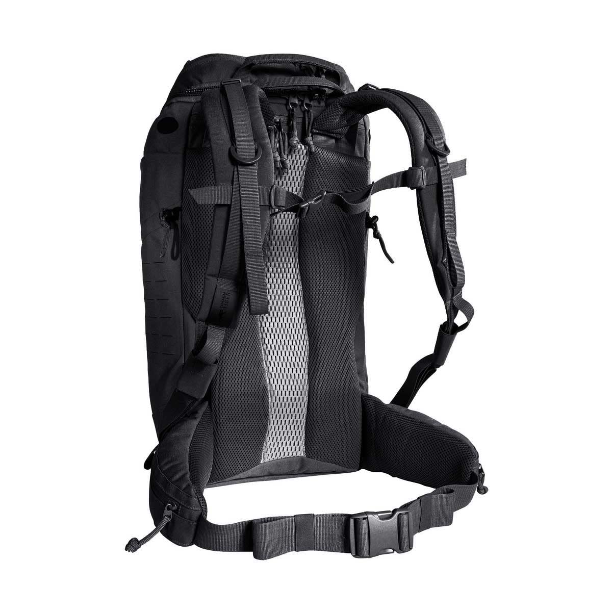 Tasmanian Tiger TT Modular Pack 30 Daypack Wander-Rucksack mit 30 Liter Volumen inkl. Organizer Zusatz-Taschen Set für mehr Ordnung, Schwarz