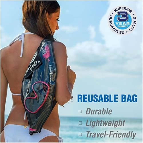 Miniatura 7 de TUSA Sport Conjunto combinado de máscara Mini-Kleio y esnórquel seco para jóvenes