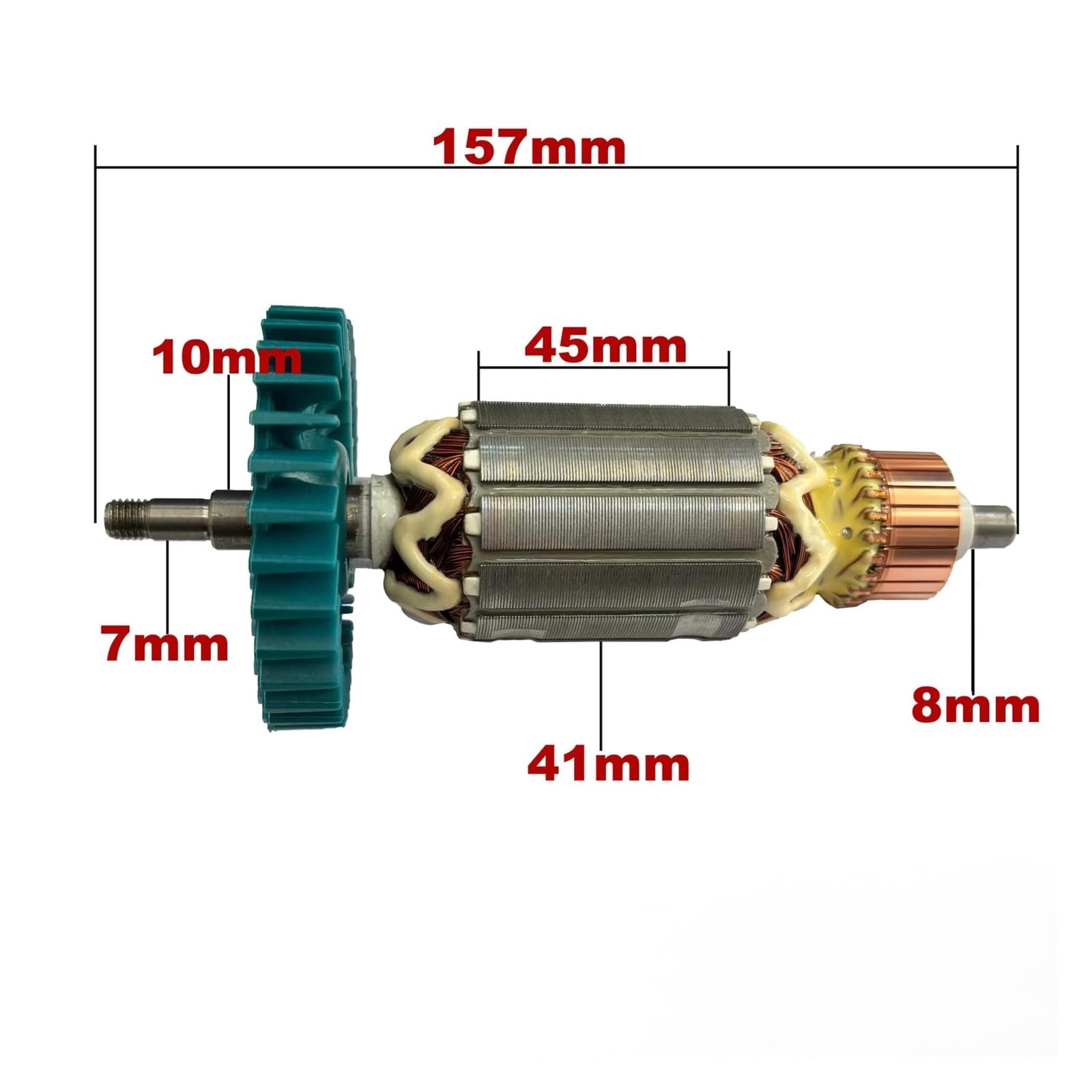 Rotor De Armadura AC 220V 240V, Repuestos For Amoladora Angular, Amoladora 510110-0, Compatible Con MAKITA, GA6020 GA6010 GA5020 GA5010(Armature Pro)