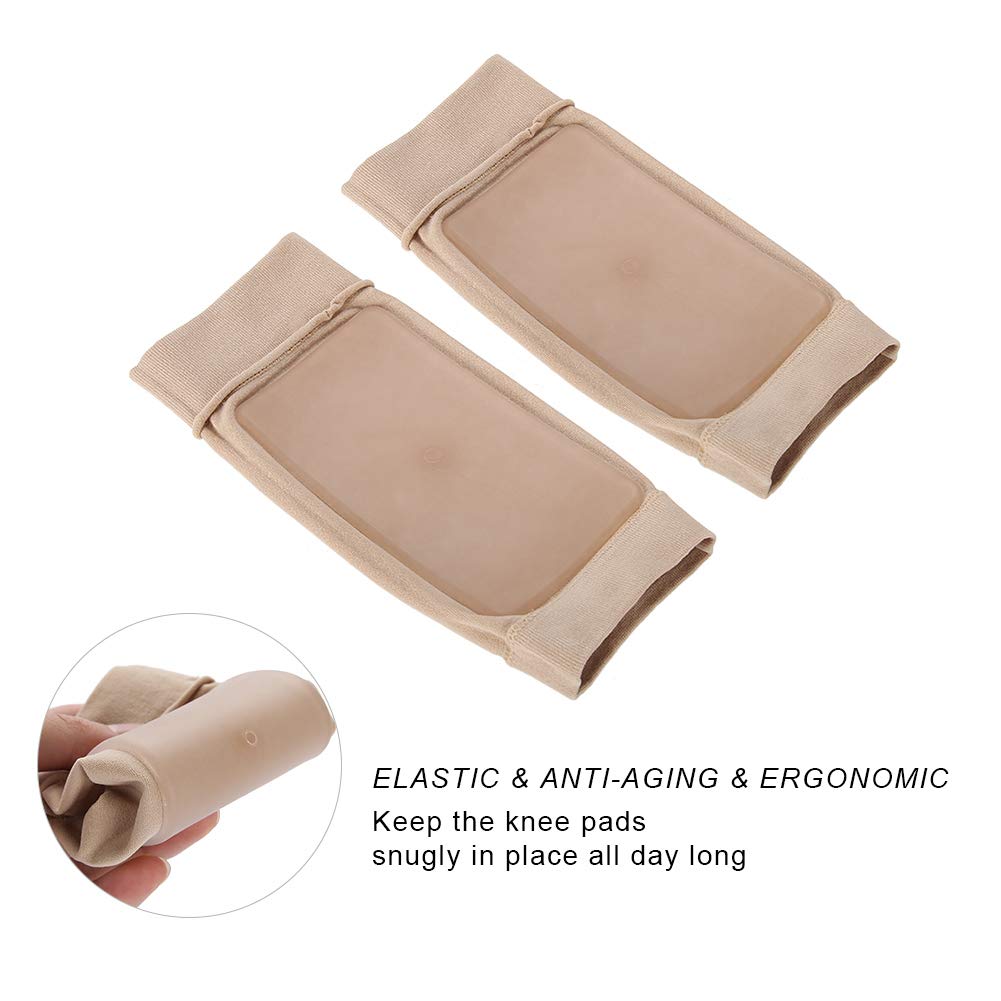 Protezioni in Silicone per Caviglia - Manicotto Protettivo Morbido ed Elastico con Cuscinetto per Tallone e Forma Quadrata