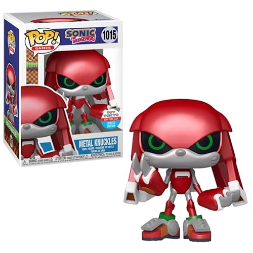 Funko Pop! Games: Sonic The Hedgehog - Metal Knuckles Vinyl Figure, NYCC 2024 Shared Exclusive, 4.25 in