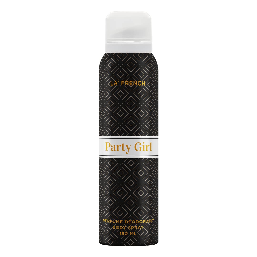 La French Party Girl Deodorant 150ml Body Spray for Women | Long Lasting Staying Capacity | Deodorant with Fresh Scent| Easy Travel Friendly Womens Deo-image-1