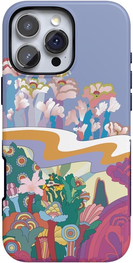 Casely iPhone 16 Pro Case | Beneath The Waves | The Beatles Yellow Submarine | Bold Protective Design | Compatible with MagSafe