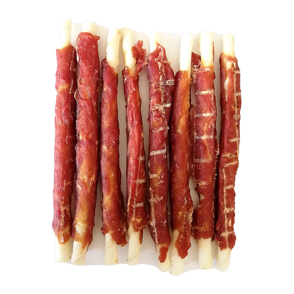 Hueso para morder de Hueso Prensado para Perros Snacks Naturales para Perros Huesos para Perro de Talla Mediana Fortalecedor de Dientes (PALITO Pato)