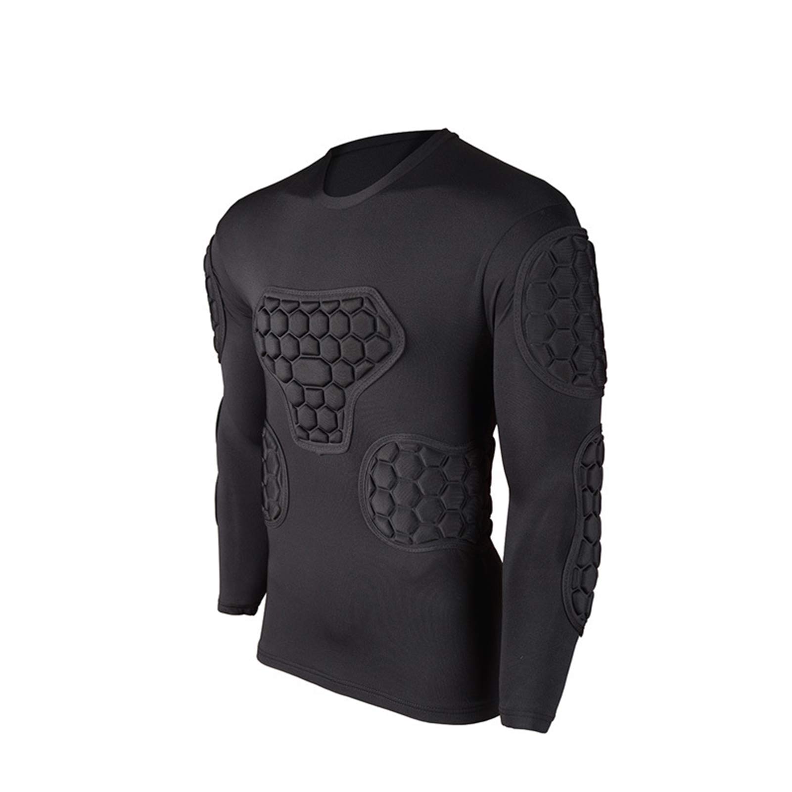Uniforme de Portero de Fútbol Anticolisión, Jersey de Manga Larga Ajustado y Pantalones Cortos