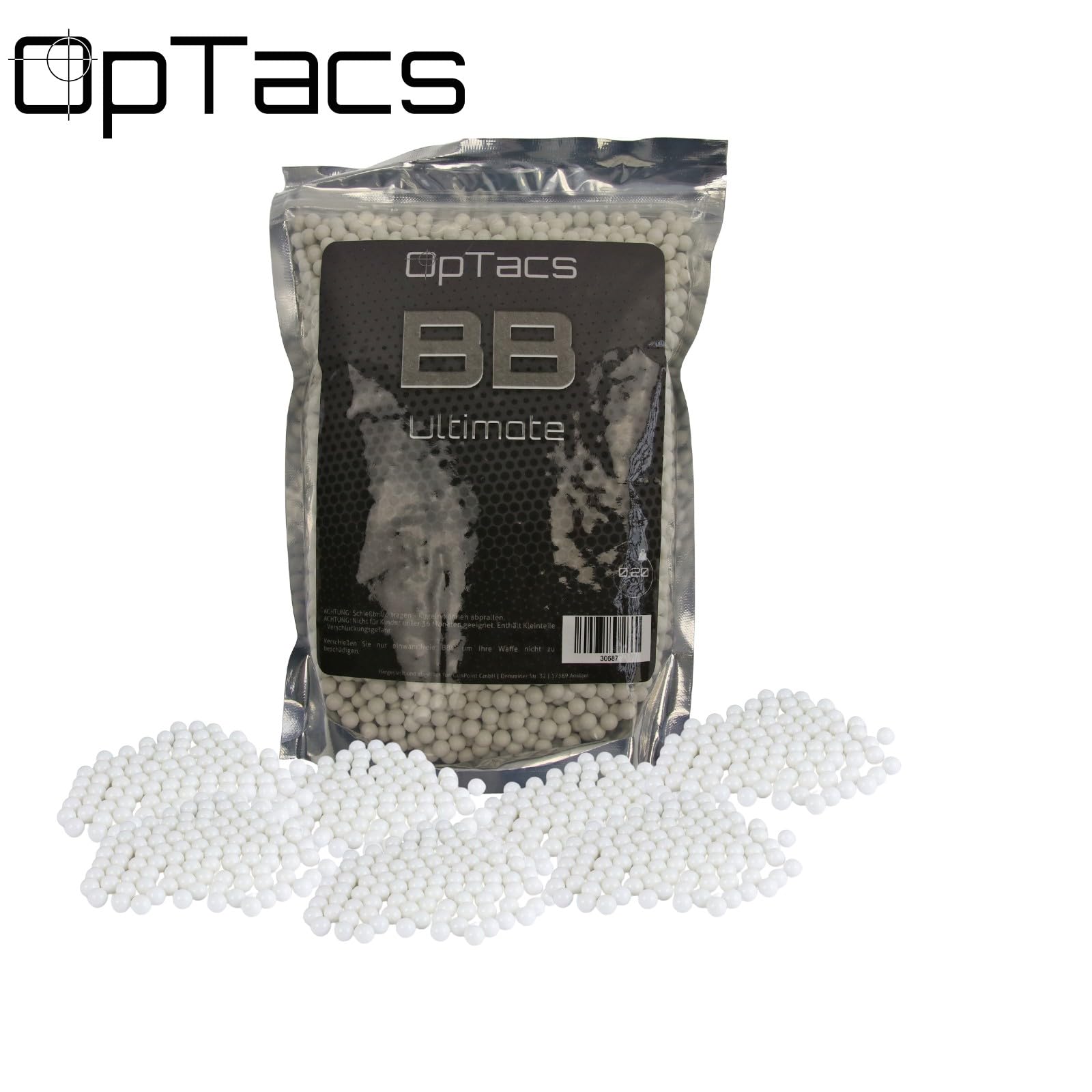 OpTacs Walther P99 Softair Pistole Federdruck 0,5 Joule Set – mit 50 Zielscheiben & 1.000 BB Kugeln 6 mm – präzises Einsteiger Airsoft Komplettset